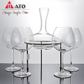 ATO Crystal Whisky Decanter Juego de copa de vino